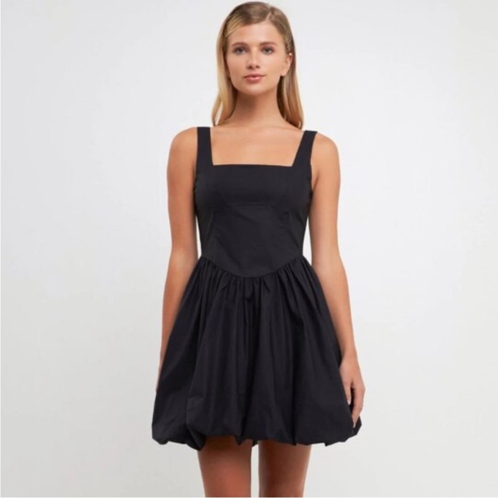 English Factory Classic Black Dress